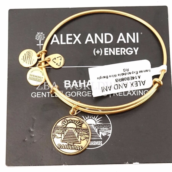Alex and Ani The Bahamas Charm Bangle - Picture 1 of 1